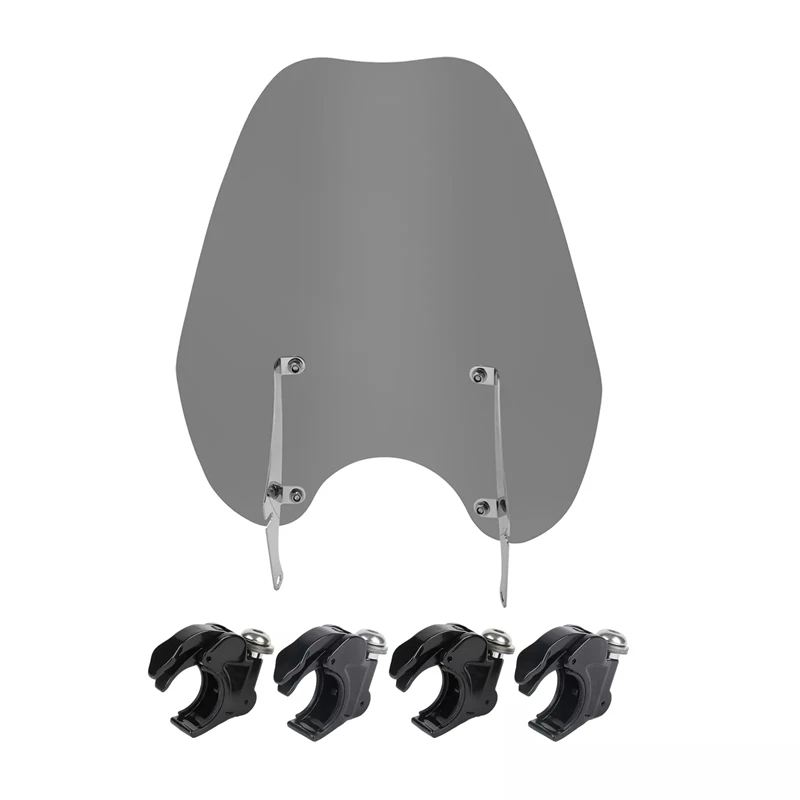 Windscreen Windshield & Bracket Fit For Harley Sportster Iron 883 1200 1988-2022