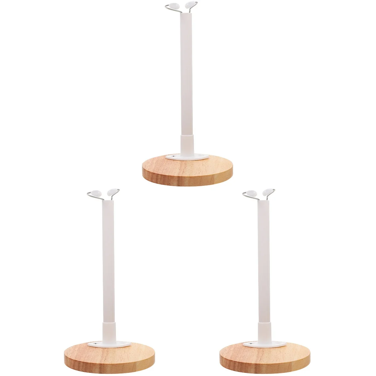 

3pcs 3 Pieces Show Display Stand White Decorative Mini Shelf Holder