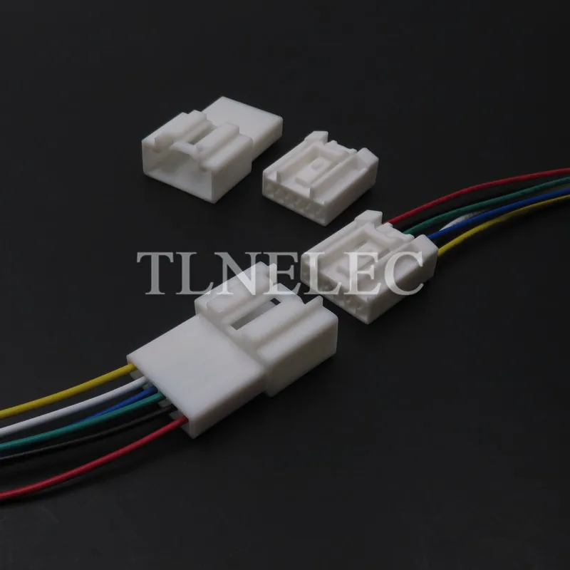 6 Pin Way Automotive Electronic Cable Harness Sensor Plug Sockets Car Connector With Wires 7183-6097