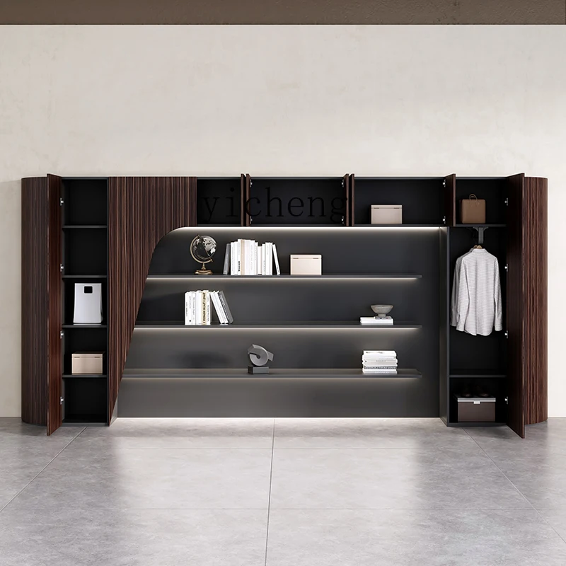 

A1 File Cabinet High-end Boss Bookcase File Storage Office Background Cabinet