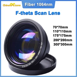 F-theta Scan Lens Field Lens 1064nm F100-420mm for Optical Fiber Laser Marking Machine Parts Galvo System Focus Lens Laser