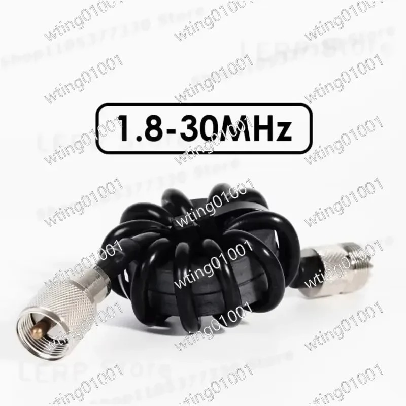 for EM-43 1:1 HF Choke Balun 1.8-30MHz Shortwave Radio Common Mode Noise Suppressor 1000W PEP Current Balance
