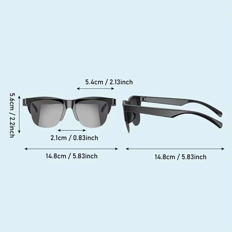 Xiaomi MIJIA Occhiali da sole intelligenti Occhiali Chiamata Bluetooth Cuffie sportive all'aria aperta HIFI Luce blu Impermeabile Anti-UV per donna Uomo