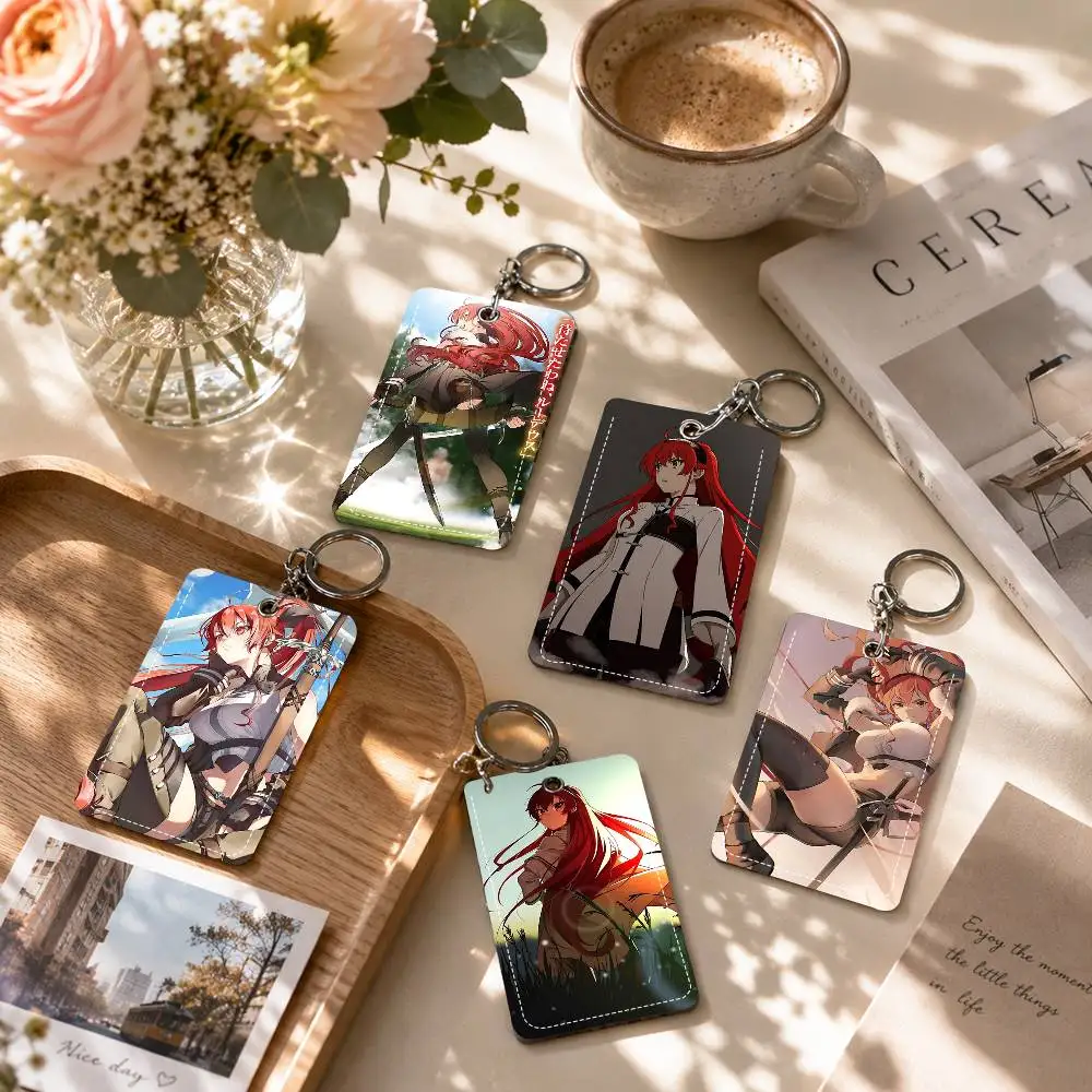 Anime M-Mushoku T-Tensei Eris Holder Suitable For Bank Card Subway Bus Card Wallet Card Case Badge Holder Keychain
