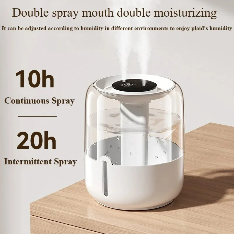 Umidificatore aromatico di grande capacità 4L umidificatore ad ultrasuoni per uso domestico purificatore d'aria umidificatore a luce LED Spray portatile