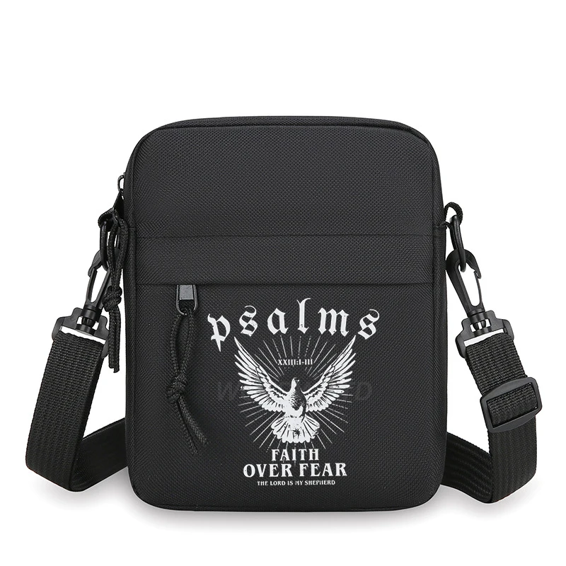 خمر البومة المسيحية الرجال النساء حقيبة ساعي الكلاسيكية يسوع الاتجاه موضة حقيبة الهاتف المحمول الصغيرة للأطفال حقيبة كروسبودي صغيرة