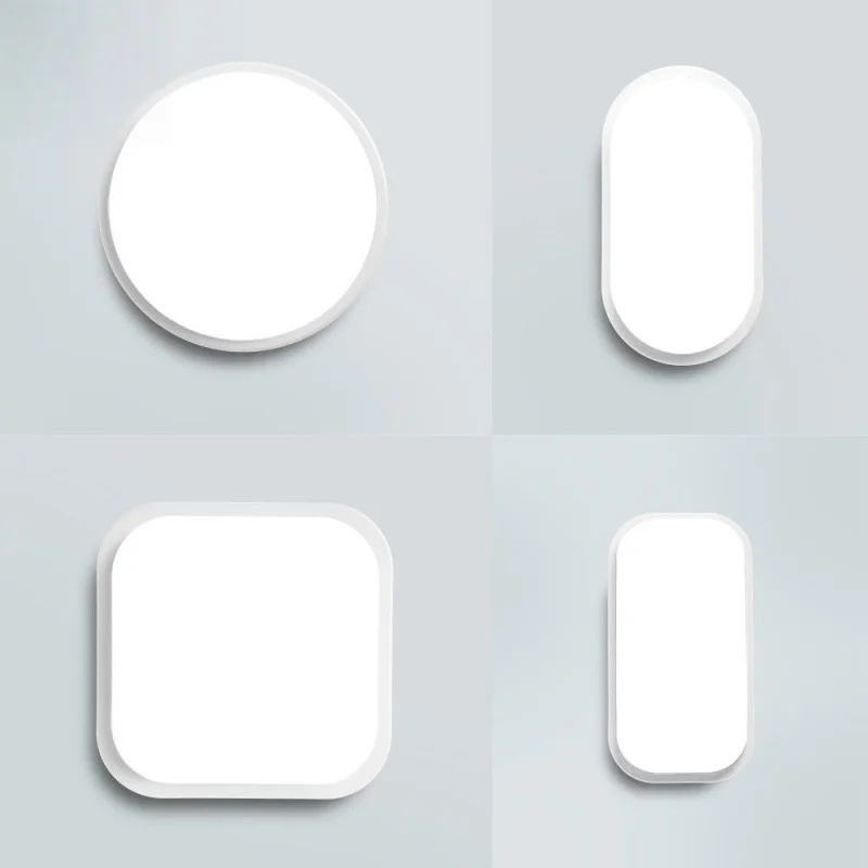 

Circular Led Moisture Proof Ceiling Lamp Bathroom Waterproof Light Hallway Balcony Porch Kitchen Home Decor Wall Light Outdoor