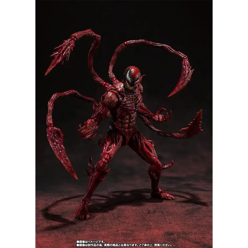 Original BANDAI S.H.Figuarts Venom: Let There Be Carnage In Stock Anime Action Collection Figures Model Toys