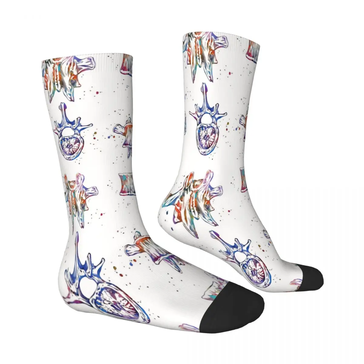 Vertebrae Of The Spine Hakeem Socks Male Mens Women Winter Stockings Harajuku