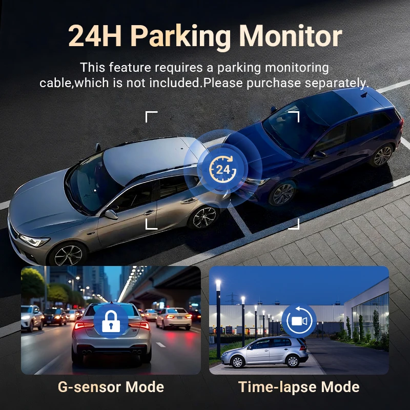 Cámara de Coche Dual, DVR 4K U - Dash Cam With Parking Monitor reseña y precio