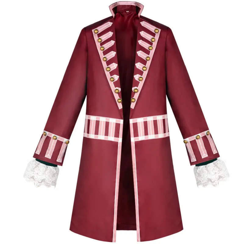 Movie Captain Hook Cosplay Fantasia Anime Pan Costume Uniform Pirate Trench Coat Party Outfit for Men