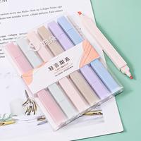 Highlighters Soft Nib Drawing Marker Pen Lightweight Smooth Writing  Excellent Double Head Note Taking Highlighters Pen