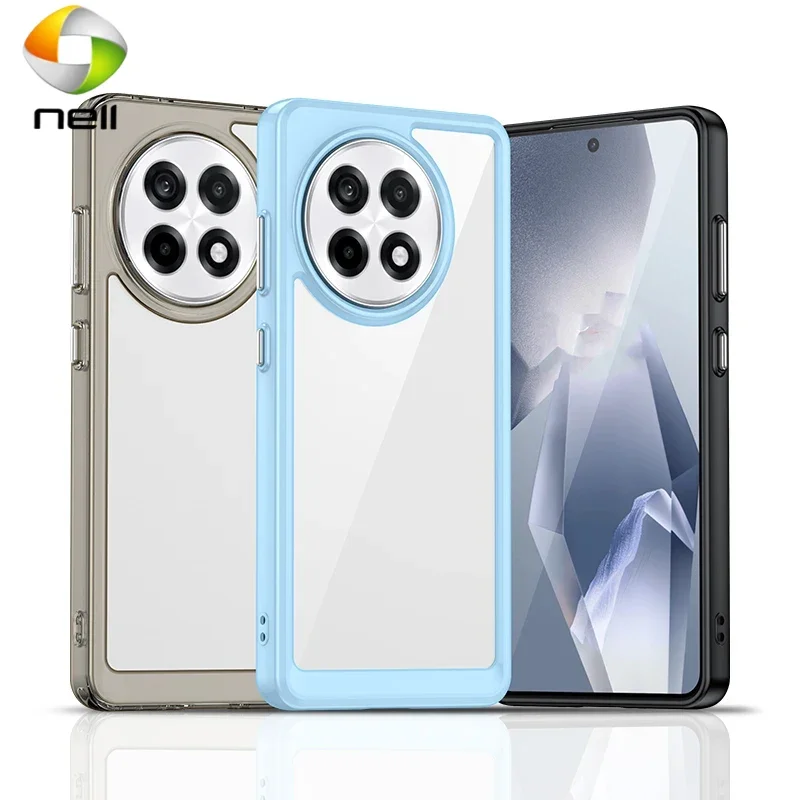 

Прозрачный чехол для Oneplus 13R, чехол для Oneplus 13R, жесткий полупрозрачный чехол из ТПУ, противоударный бампер для телефона Oneplus 13R ca