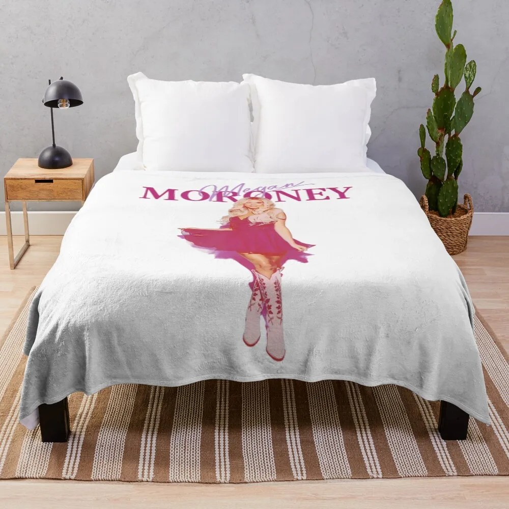 

Megan Moroney Throw Blanket Portable Lightweight Blanket for Travel Camping