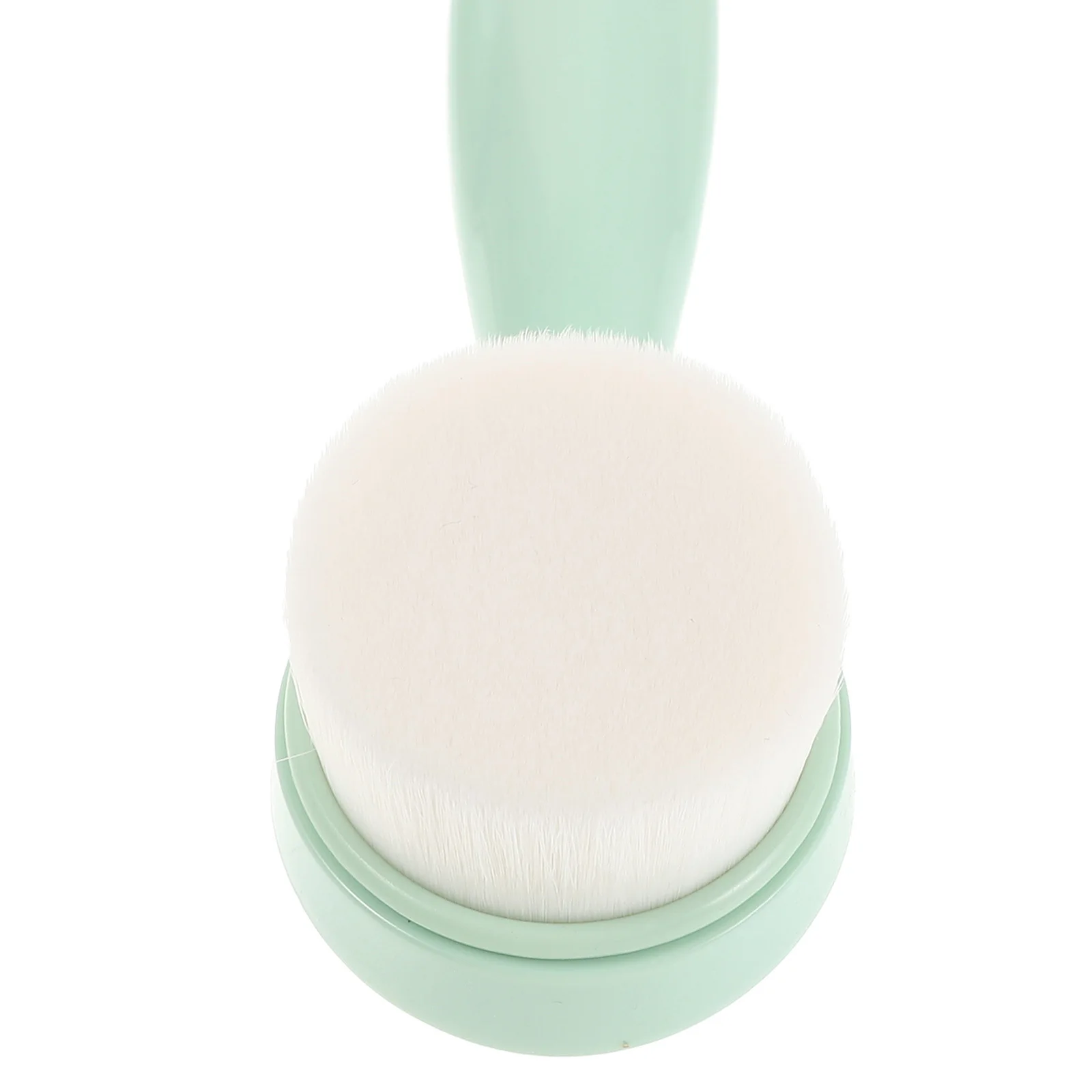 แปรงหน้าแบบนุ่มด้ามยาวสำหรับทำความสะอาดอย่างอ่อนโยนขัดผิวและนวดเครื่องขัดผิวหน้าเครื่องมือดูแลผิวสำหรับการล้างหน้าทุกวัน