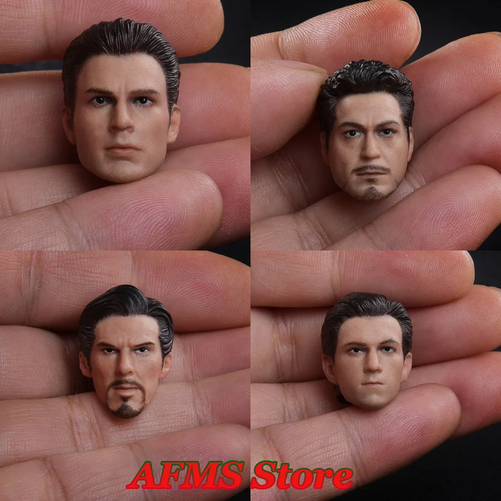 

112TOYS D04 D05 1/12 Scale PVC Material Steve Rogers Stephen Strange Tom Holland Head Sculpt fpr 6'' SHF MEZCO Action Figure