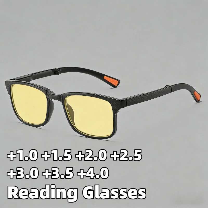 

New Foldable Portable Night Vision Presbyopia Glasses Ultra-Lightweight High-Definition Anti-Blue Light Reading Eyewear
