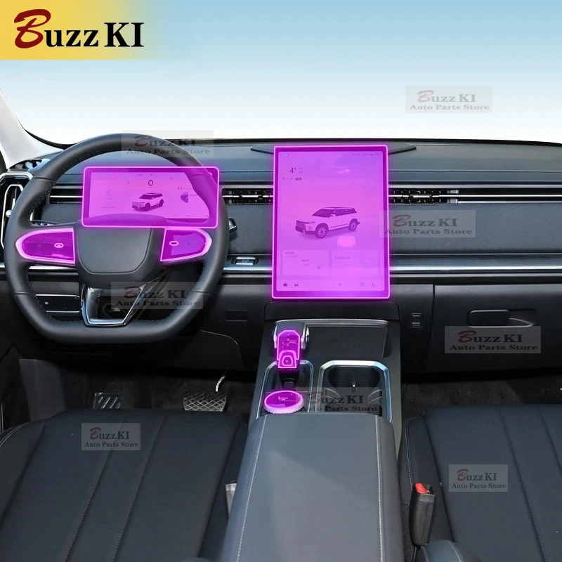 

For Chery Jaecoo7 06 2023-2024Car Interior Film Dashboard Navigation center console Anti-scratch transparent TPU PPF Car Film