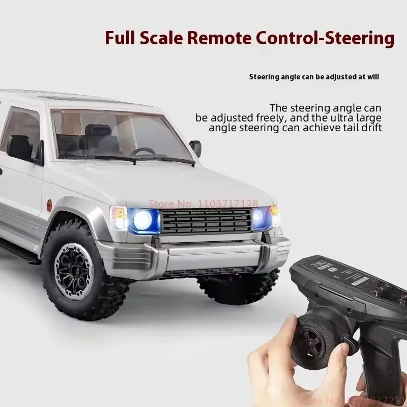 LDRC 1/14 Ld1297 Pajero Rc Remote Controlled Vehicle With Illuminated Four Wheel Drive Off Road Vehicle Simulation Model Toy Gif