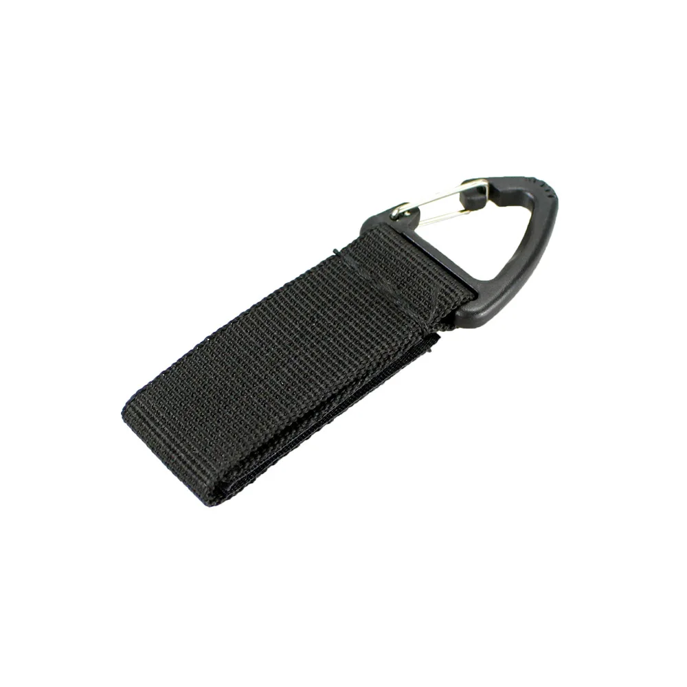 مشابك تكتيكية متعددة الاستخدامات للتخييم والمشي، حبل نايلون مع مشبك كارابينر، أداة EDC خارجية - 4