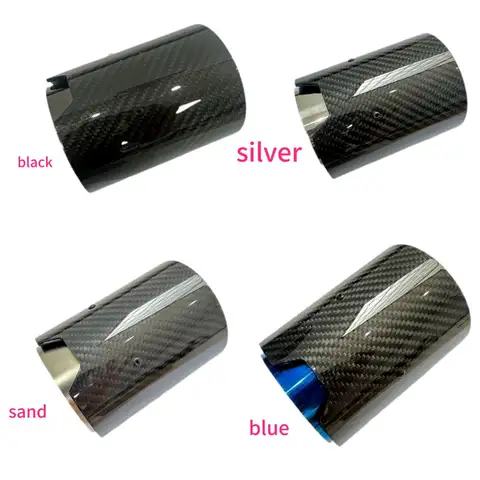 1pcs Suitable for BMW M2 M3 M4 exhaust pipe tip nozzle F80 F82 F83 F84 F87 carbon fiber tailpipe exhaust muffler