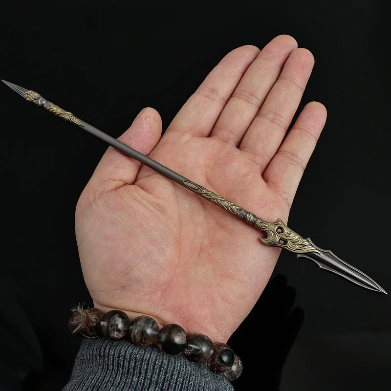 22 سنتيمتر/8.66in حراس دافنغ سلاح انس كامل المعادن سيف ساموراي نموذج لعبة الأجهزة الطرفية سطح المكتب زخرفة ألعاب للأولاد الهدايا #4