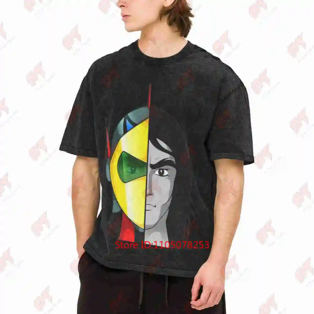 Actarus UFO Robot Cartoons 80s Vintage Washed Tee Pure Cotton T-Shirt