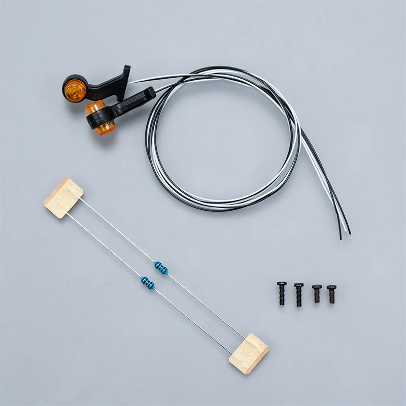 2pcs LED 3V Width Indicator Light Side Lights for 1/14 Tamiya RC Truck for SCANIA 770S R620 for VOLVO ACTROS AROCS Car