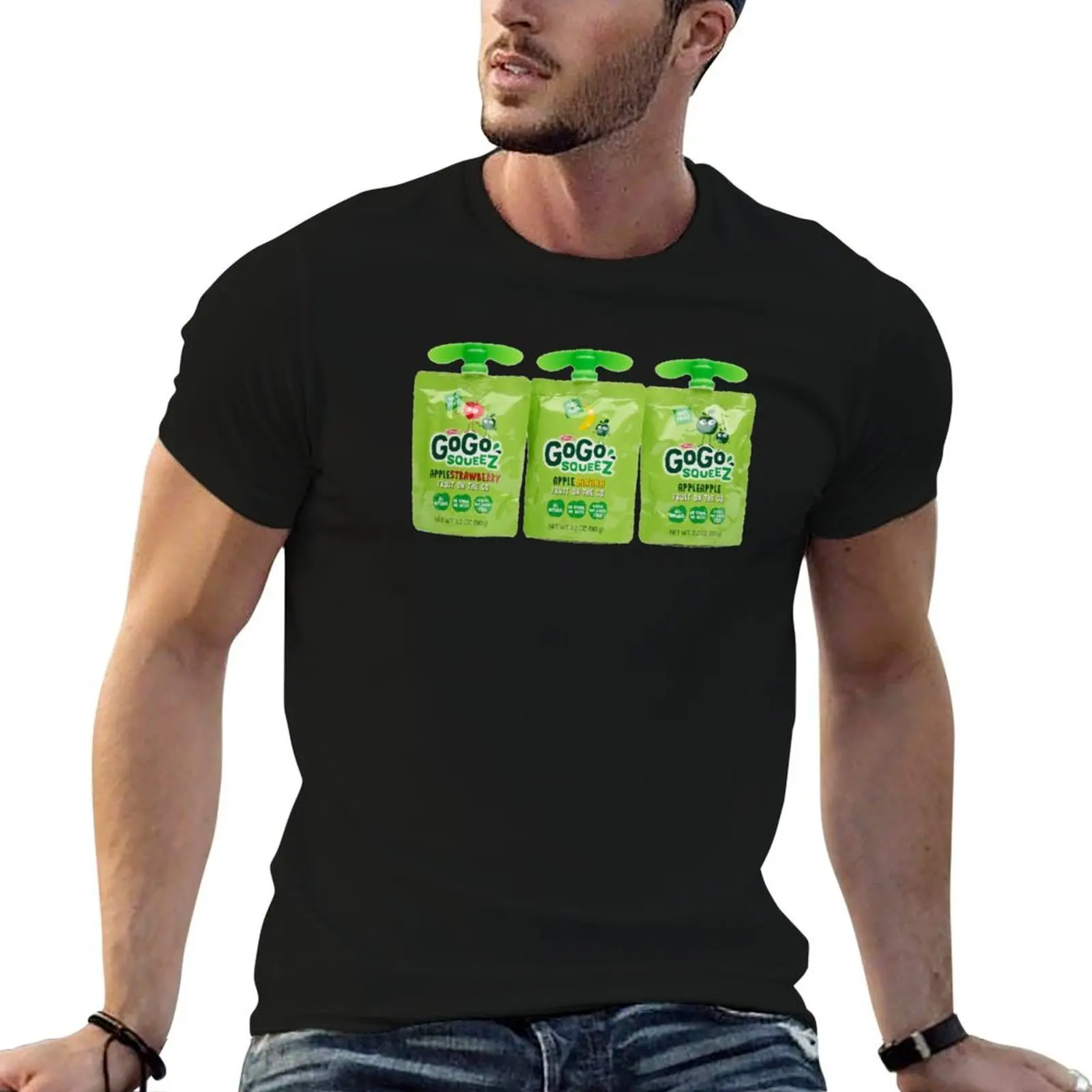 GoGo Squeez T-Shirt sports fans cotton graphic tees mens clothing