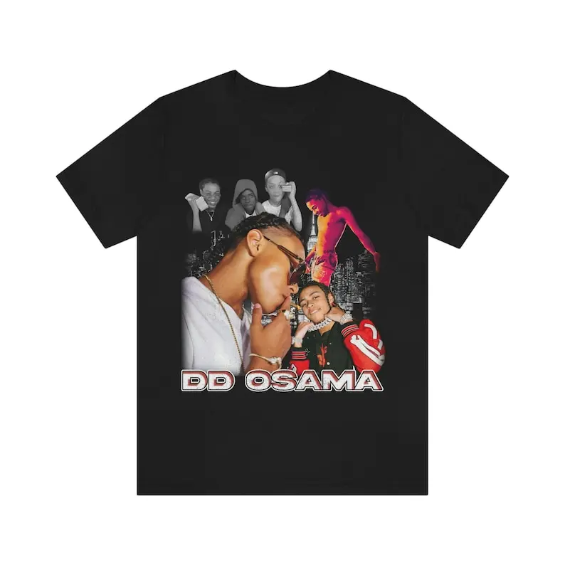 DD Osama Y2K Shirt, Vintage, New York Drill, Rapper, Hip-Hop, Streetwear, Urban, Retro, Nostalgia, 2000s, Graphic Tee