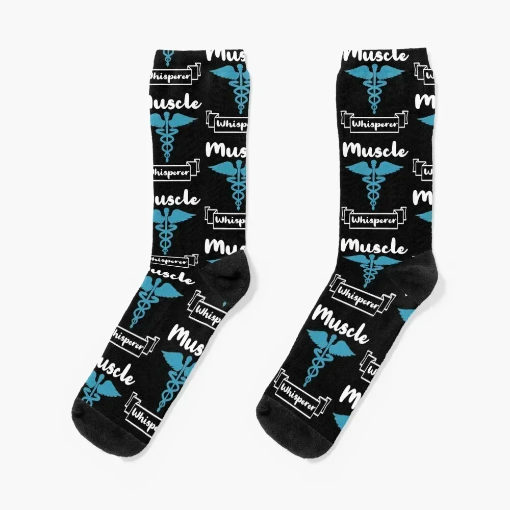 Muscle Whisperer,nerd shirt,medical student gift, Physical therapy great & idea T-Shirt Socks Soccer Women Socks Men's