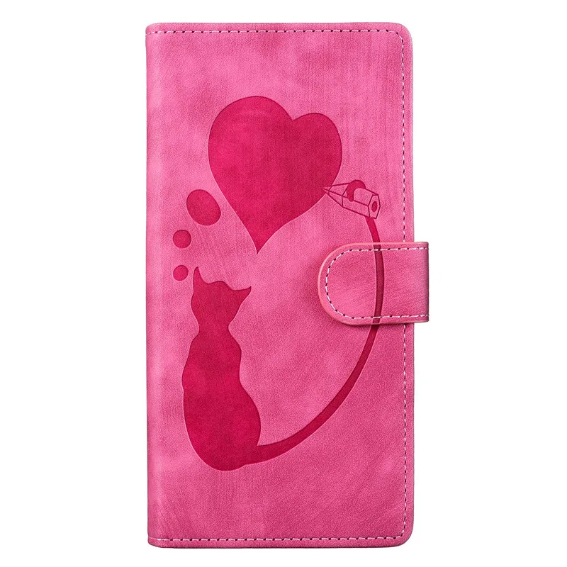 Cat Leather Phone Case For Redmi Note 14 Pro 5G Coque Flip Cover Etui For Xiaomi Redmi 14C Note14 Pro Plus 2024 Wallet Bags Capa