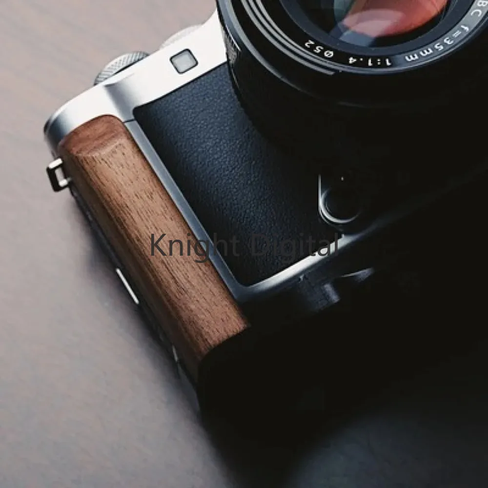 For Fujifilm fuji X-A7 XA7 Arca-Swiss RRS Quick Release L Plate/Bracket Holder hand wooden Grip L-Shaped