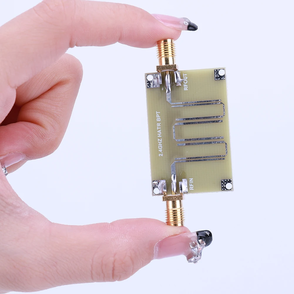 Image 7: Filtre passe-bande microbande 2,4 GHz, module de filtre passe-bande sur circuit imprimé double face, composant électronique