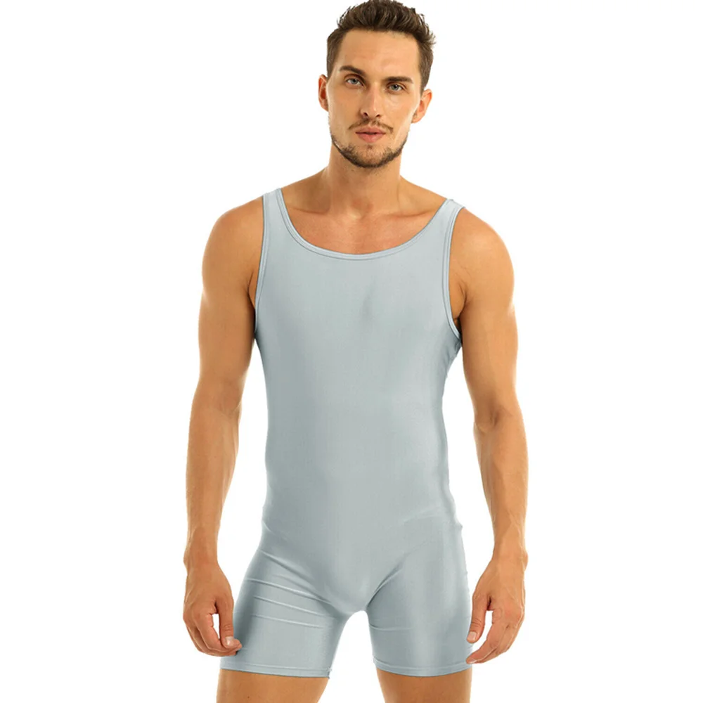 Mannen Prestaties Worstelen Singlets Ras Pak Effen Kleur Mouwloze Boksen Schaatspak Gewichtheffen Panty Gym Training Kleding