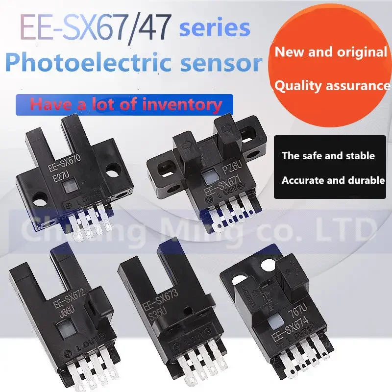 10Pcs EE-SX670 EE-SX671 EE-SX672 EE-SX673 EE-SX674 EE-SX670A - SX674A EE-SX671R EE-SX674P New Photoelectric Switch Sensors