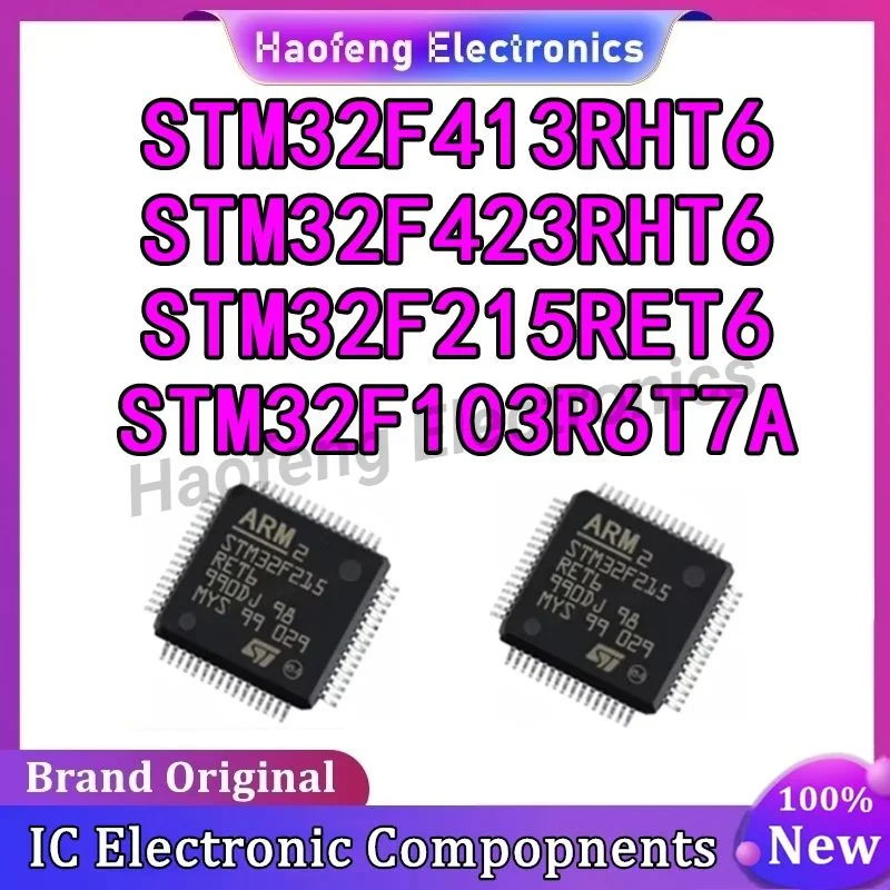 STM32F103R6T7A STM32F215RET6 STM32F413RHT6 STM32F423RHT6 STM32F103R6 STM32F215RE STM32F413RH STM32F423RH STM IC MCU Chip LQFP64