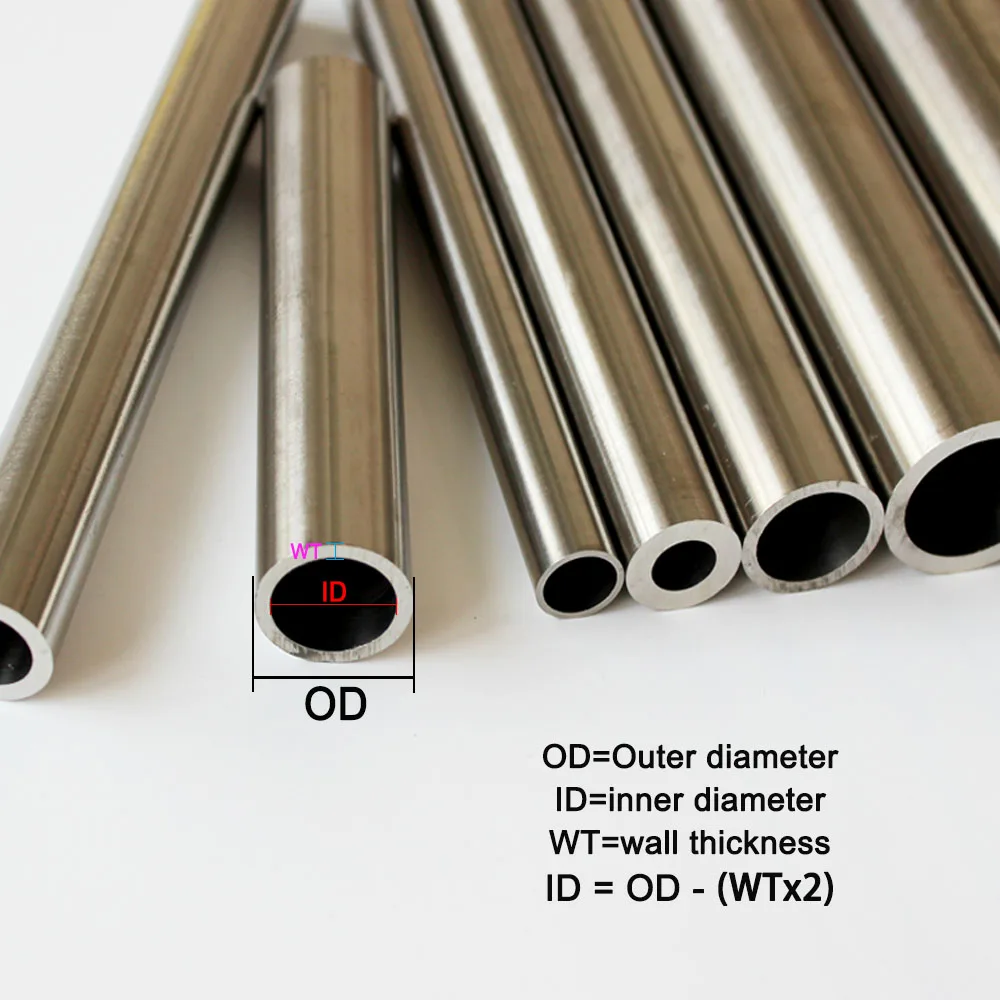 304 Stainless Steel Precision Pipe Outer Diameter 25mm Inner Diameter 23mm 22mm 20mm 19mm Polished inside outside OD6 to OD25mm