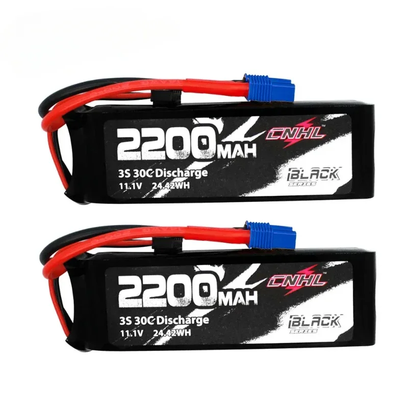 2 sztuki CNHL 3S 11.1V bateria Lipo 2200mAh 30C z wtyczką EC3 do samochodu FPV cysterna dron helikopter Hobby wyścigów łodzi samolotowych