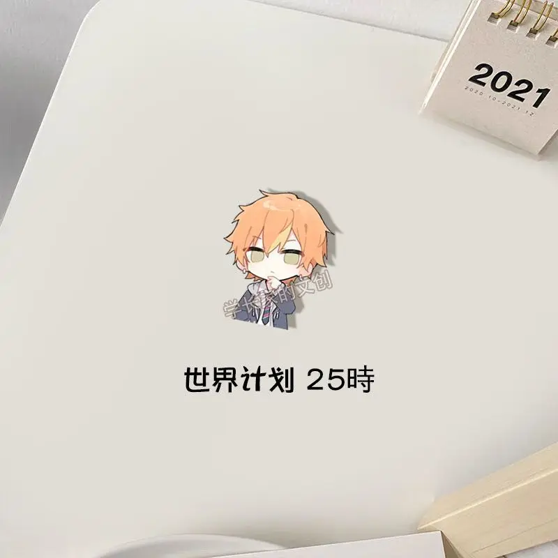 10 шт., аниме-проект Sekai Kamishiro Rui, акриловый значок, брошь, мультяшные булавки, украшение «сделай сам», рюкзак, костюмы, аксессуары для одежды