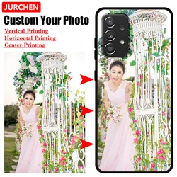 Custom Photo Case For Samsung Galaxy S23 Plus FE A33 A34 A35 A54 A53 A24 A25 M14 M54 M22 A15 A14 A05 A04 A04S A04e A55 F54 Glass