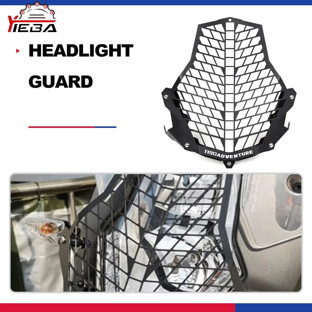 

For 1050 1090 1190 Adventure R L ADV 1290 Superadventure 2015-2018 Motor Headlight Grille Protective Cover Guard Grill Protector