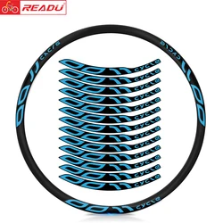 READU MTB 0011 Bikes Wheel Sticker Bicycle Wheel Decals Bike Stickers for Two Wheels Decals MTB Rim Stickers