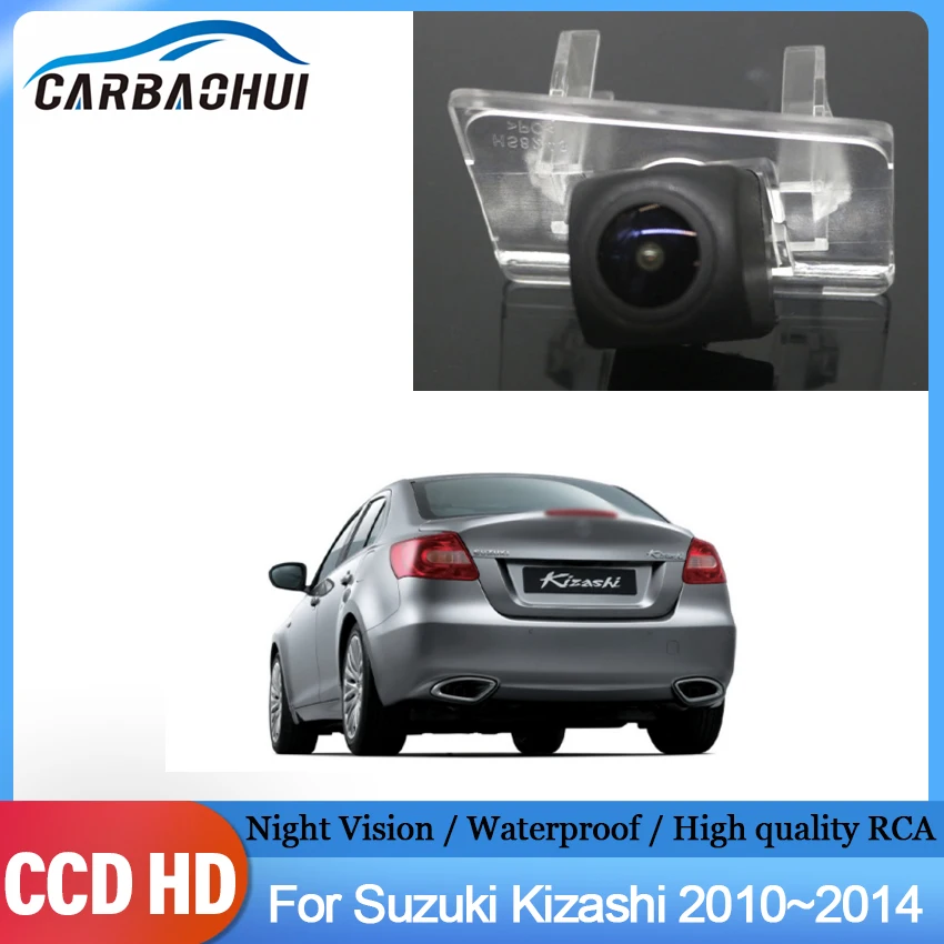 

Автомобильная камера заднего вида для парковки, обратная цветная камера HD ночного видения, водонепроницаемая для Suzuki Kizashi 2010, 2011, 2012, 2013, 2014
