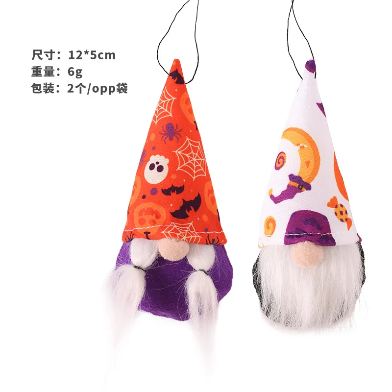 2pc Creative Halloween DIY Doll Bar Decor Pumpkin Ghost mage Kids Gift Christmas Halloween Party Decoration for Home drop ship