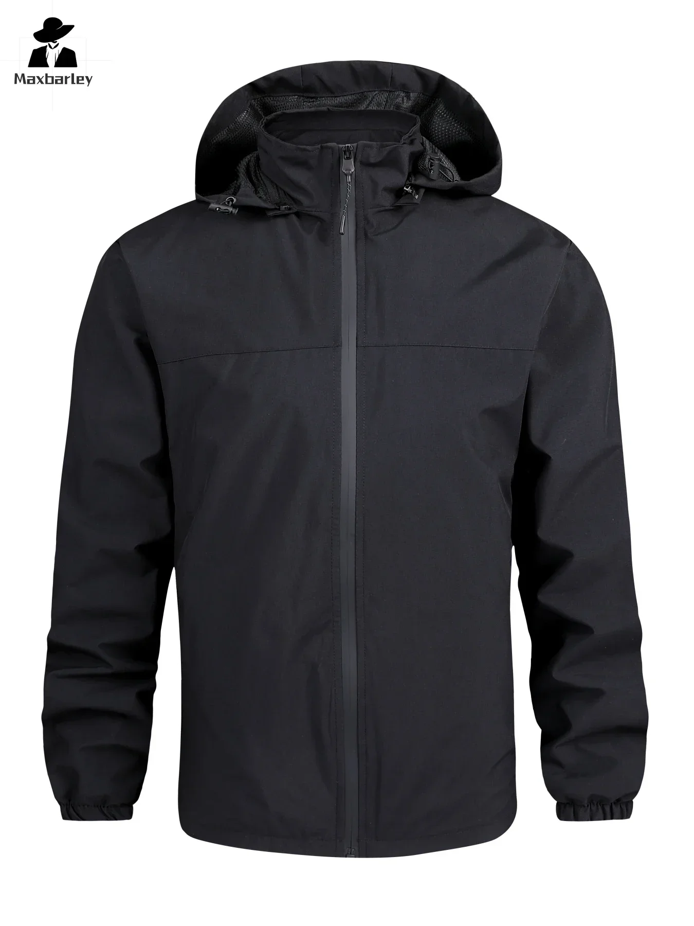 Coupe-vent imperméable pour homme avec poignées amovibles, veste légère décontractée, manteau de camping et de pêche, grande taille, extérieur,