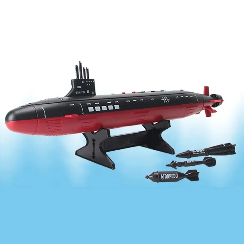 Simulated Military Nuclear Submarine Torpedo Model with Light Sound Boat Cruiser Destroyer Toys Boy