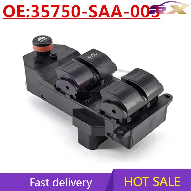 

НОВИНКА: 35750-SAA-003 Главный переключатель управления стеклоподъемниками для Honda Fit