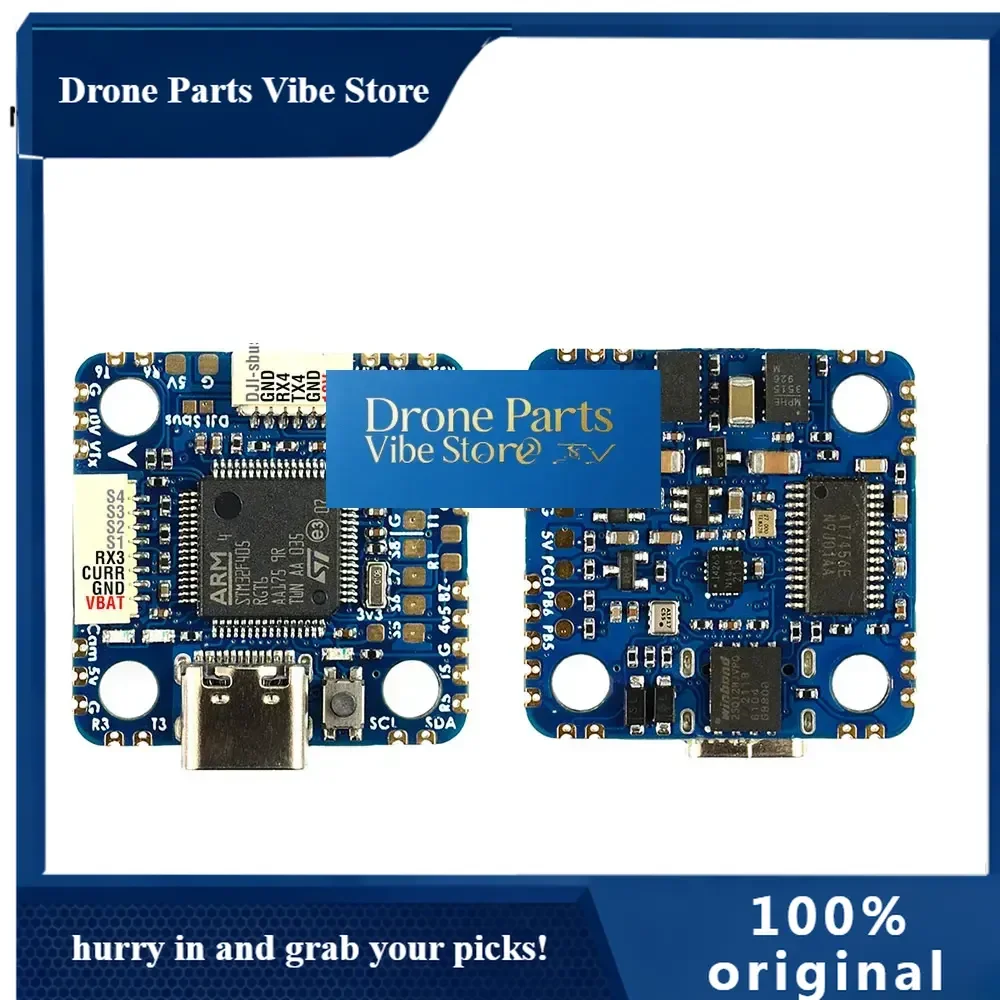 

CarrySimpleMatek System F405-MINI TE Flight Controller Built-in STM32F405RGT6 ICM42605 W/OSD BEC 5V 10V For FPV RC Racing Drone