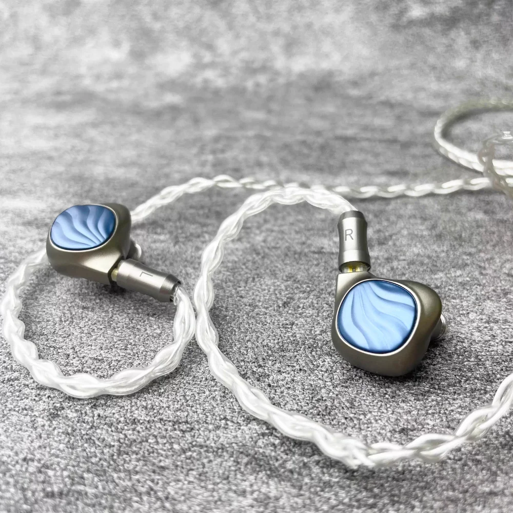 Sound Rhyme Sp01 10 мм двойной магнитный динамический драйвер IEM Carbon Nanotube + Dlc Composite 2Pin 0,78 мм Hi-Fi наушники-вкладыши (синие)